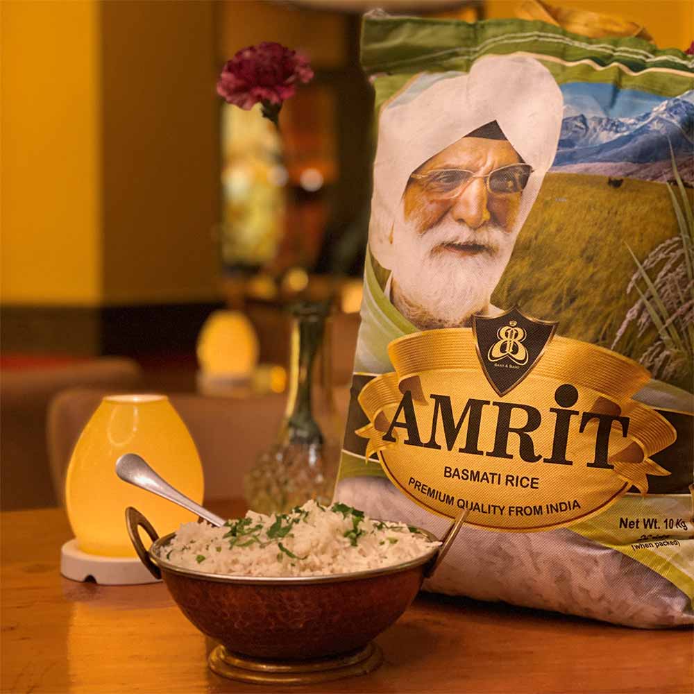 Amrit Berlin indisches Restaurant Fairtrade Reis